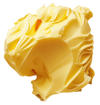 Natural Cooking Butter Isolated on Transparent Background, Ideal for All Culinary Applications and Recipes png