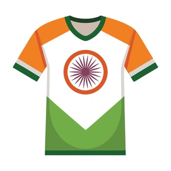 India football jersey vector