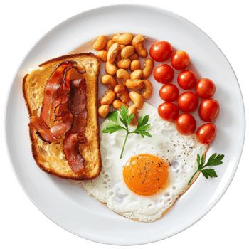 english breakfast transparent background png