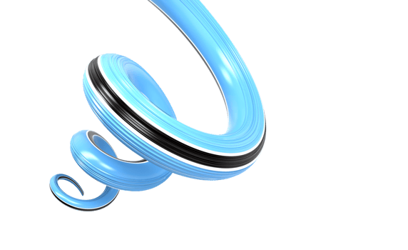 3d Flag of Botswana 3d Spiral Glossy Ribbon Flag Of Botswana 3d Illustration png