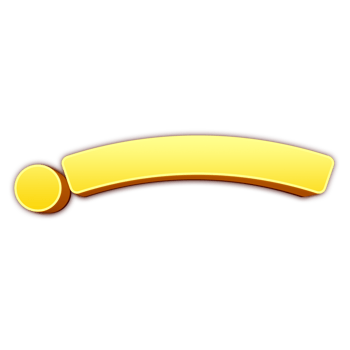 Yellow title frame label banner lower third png