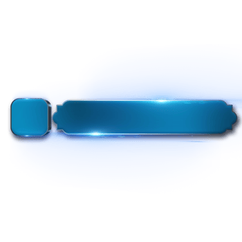 Shiny Blue Lower Third Label Banner png
