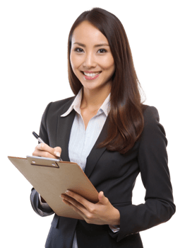 Female Hold Clipboard Realistic Clip png
