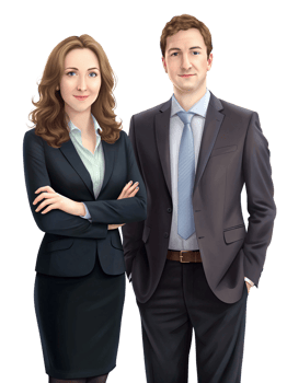 Business Men and Women Illustration Image png