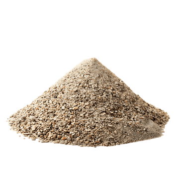 A heap of dry beach sand isolated against a transparent background png