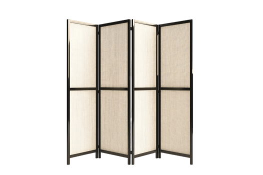 foldable modern room dividers on transparent background png