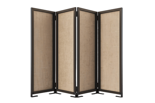 foldable modern room dividers on transparent background png