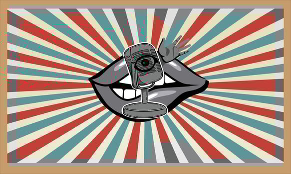 collage art, retro wallpaper vector