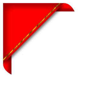 red blank tags ribbon with label png