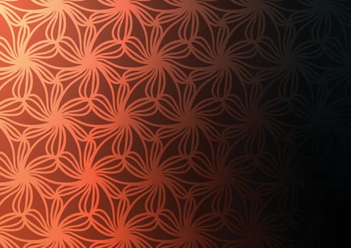 Red line abstract pattern wallpaper flower background vector