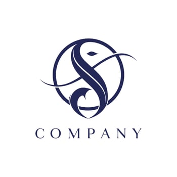 Creative and Elegant Abstract Minimalistic Logo Design for any Brand, Company vector