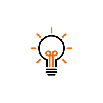Bulb icon. Light icon vector