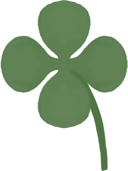 Clover leaf, lucky leaf, four leaf clover png