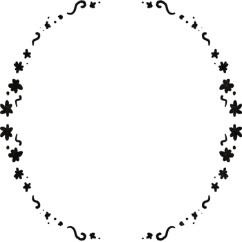 Black circle frame png