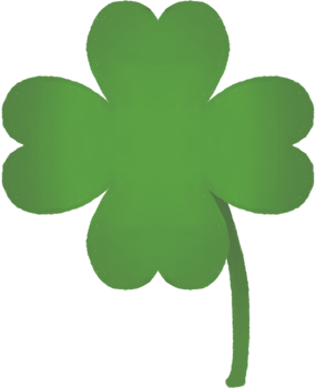 Clover leaf, lucky leaf, four leaf clover png
