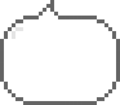 8bit retro game pixel speech bubble balloon icon sticker memo keyword planner text box banner png