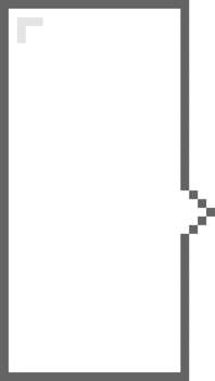 8bit retro game pixel speech bubble balloon icon sticker memo keyword planner text box banner png