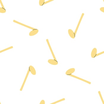flat style music Illustration. Musical note seamless pattern. Back to School. vector