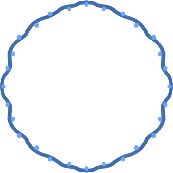 colorful circle frame png
