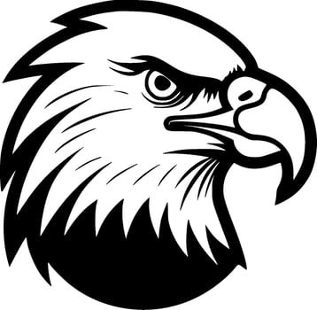 Eagle - Minimalist and Flat Logo - illustration vector