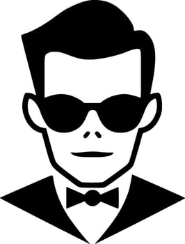 Retro, Minimalist and Simple Silhouette - illustration vector