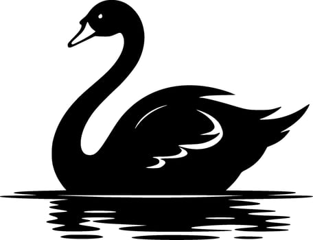 Swan - High Quality Logo - illustration ideal for T-shirt graphic vector
