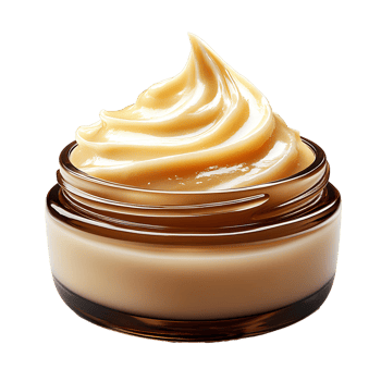 Jar of facial cream . facial skincare cream full of antioxidants and barrier boosting ingredients such as retinol, hyaluronic acid, vitamin c and glycerin. cream for face png