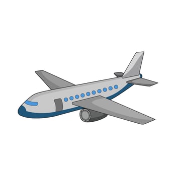 illustration of airplane vector