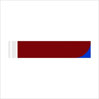Broadcast News Lower Third Banner Template. Modern Headline Bar Layout Design vector