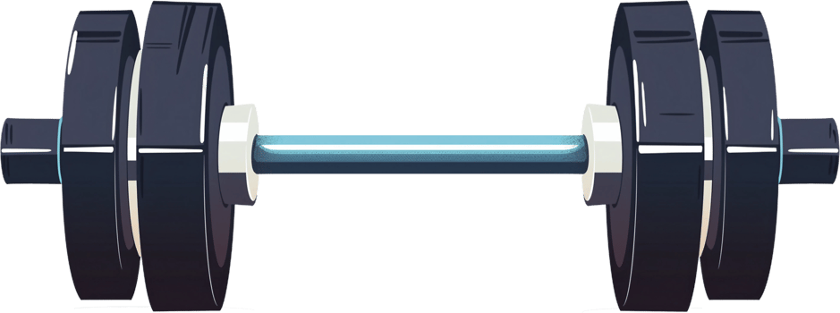 dumbbells on a transparent background png