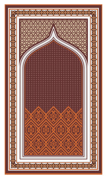 various types of prayer mats vector