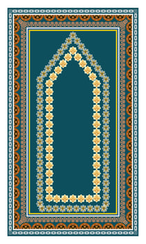 various types of prayer mats vector