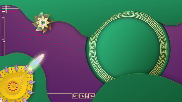 Background for festival of lights. And other name is Diwali. vector
