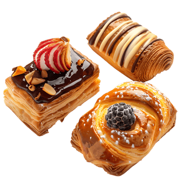 Pastry isolated on a transparent background png