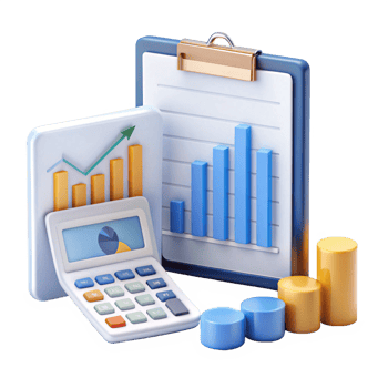 Accounting Concept 3d Asset png