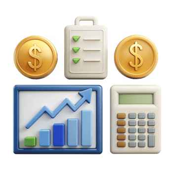 Accounting Concept 3d Graphic png