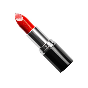 Red lipstick isolated against transparent background png