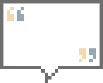 8bit retro game pixel speech bubble balloon with quotation marks, icon sticker memo keyword planner text box banner png