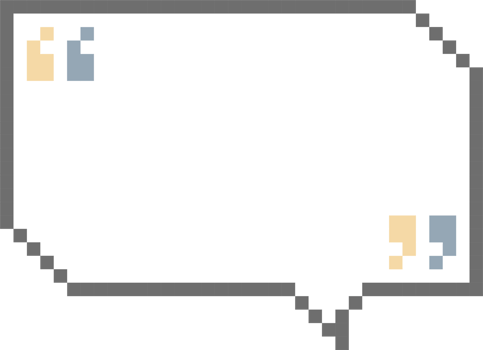 8bit retro game pixel speech bubble balloon with quotation marks, icon sticker memo keyword planner text box banner png