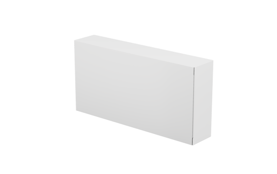 3d Empty White Rectangular Box Mockup For Pharmacy Packaging Concept 3d Illustration png