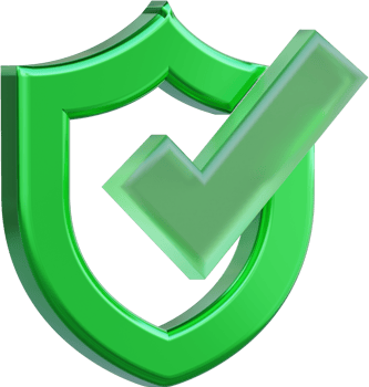 A green check mark. The check mark is a symbol of approval or satisfaction. png