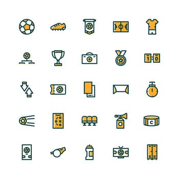 Football Colored Icon vector