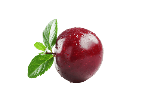 The solitary cranberry sits poised its vibrant hue accentuated in high definition png