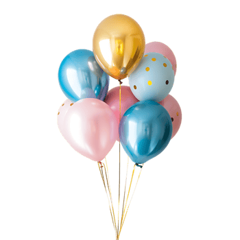 Very beautiful balloons set png
