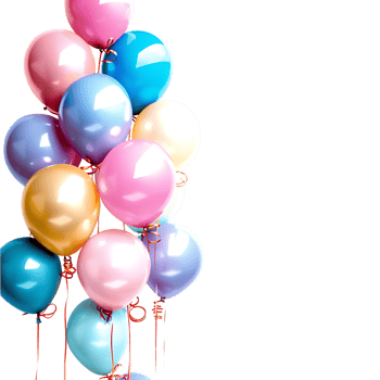 Very beautiful balloons set png