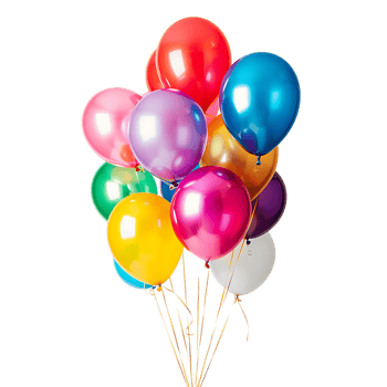 Very beautiful balloons set png