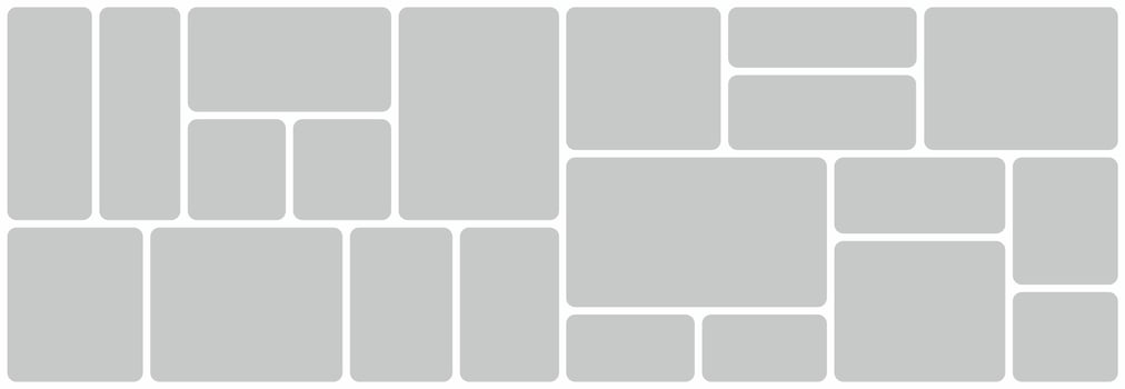 digital photo wall template photo frame collage template vector