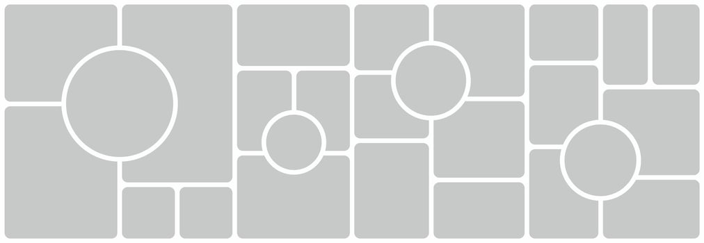 Creative Template Collage Frames for photo vector