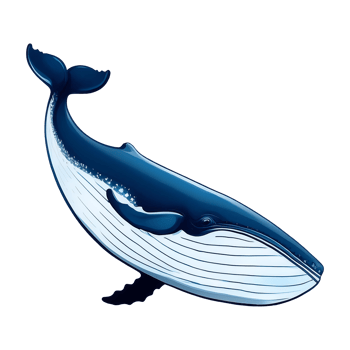 Glimpse into the Profound Beauty of a Blue Whale png