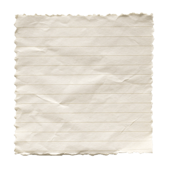 Paper isolated on transparent background png